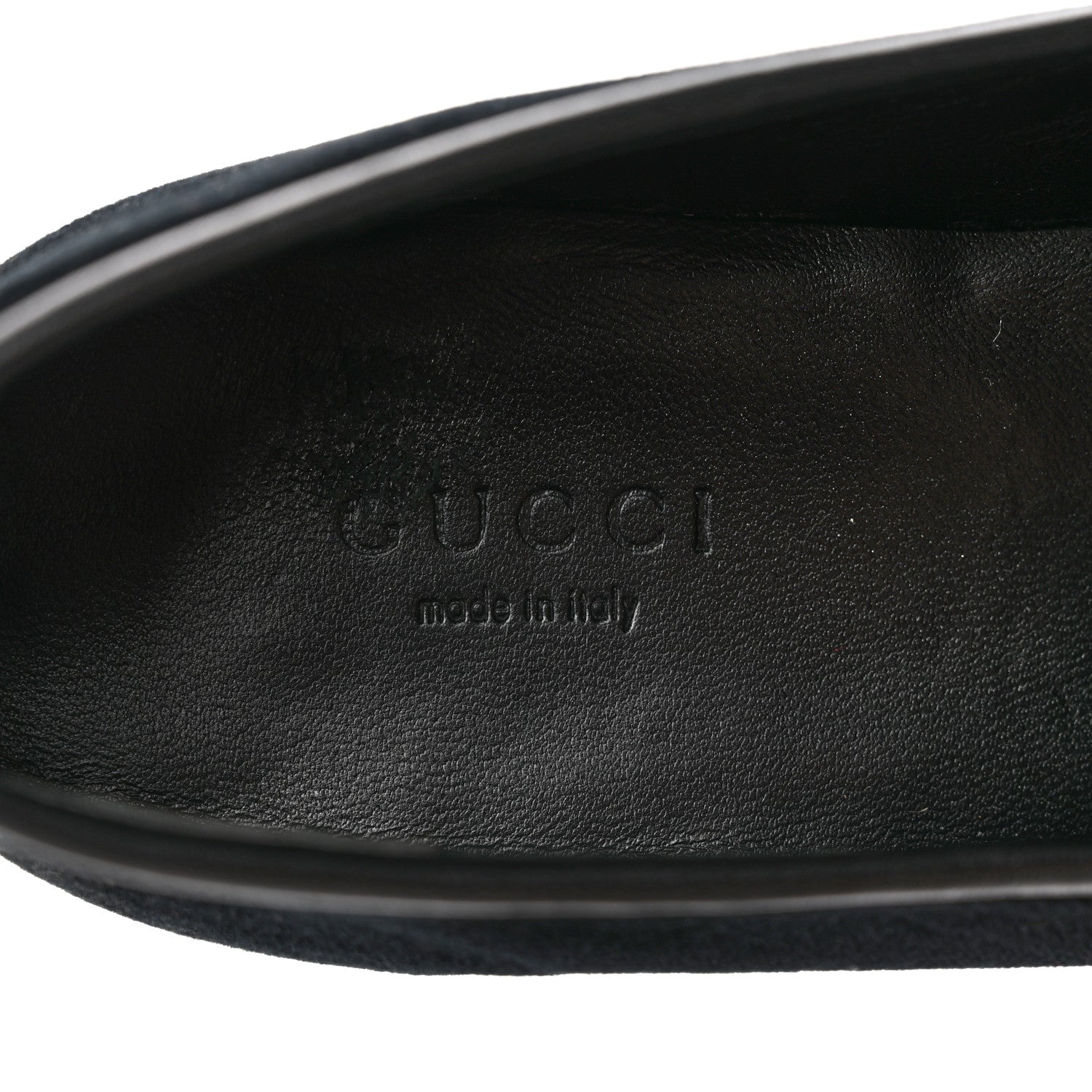 Gucci Velvet Horsebit Womens Jordaan Loafers 37 Black 7 of 14