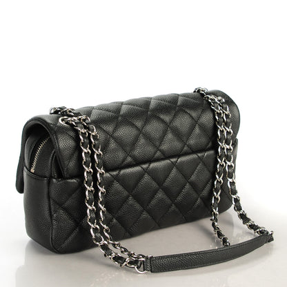 Chanel Caviar Quilted Medium Easy Flap Black 3 of 8