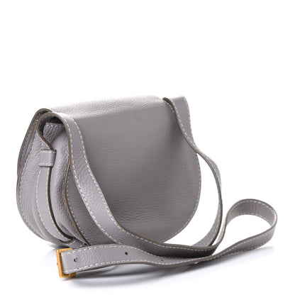 Chloe Calfskin Mini Marcie Round Crossbody Bag Cashmere Grey 2 of 4