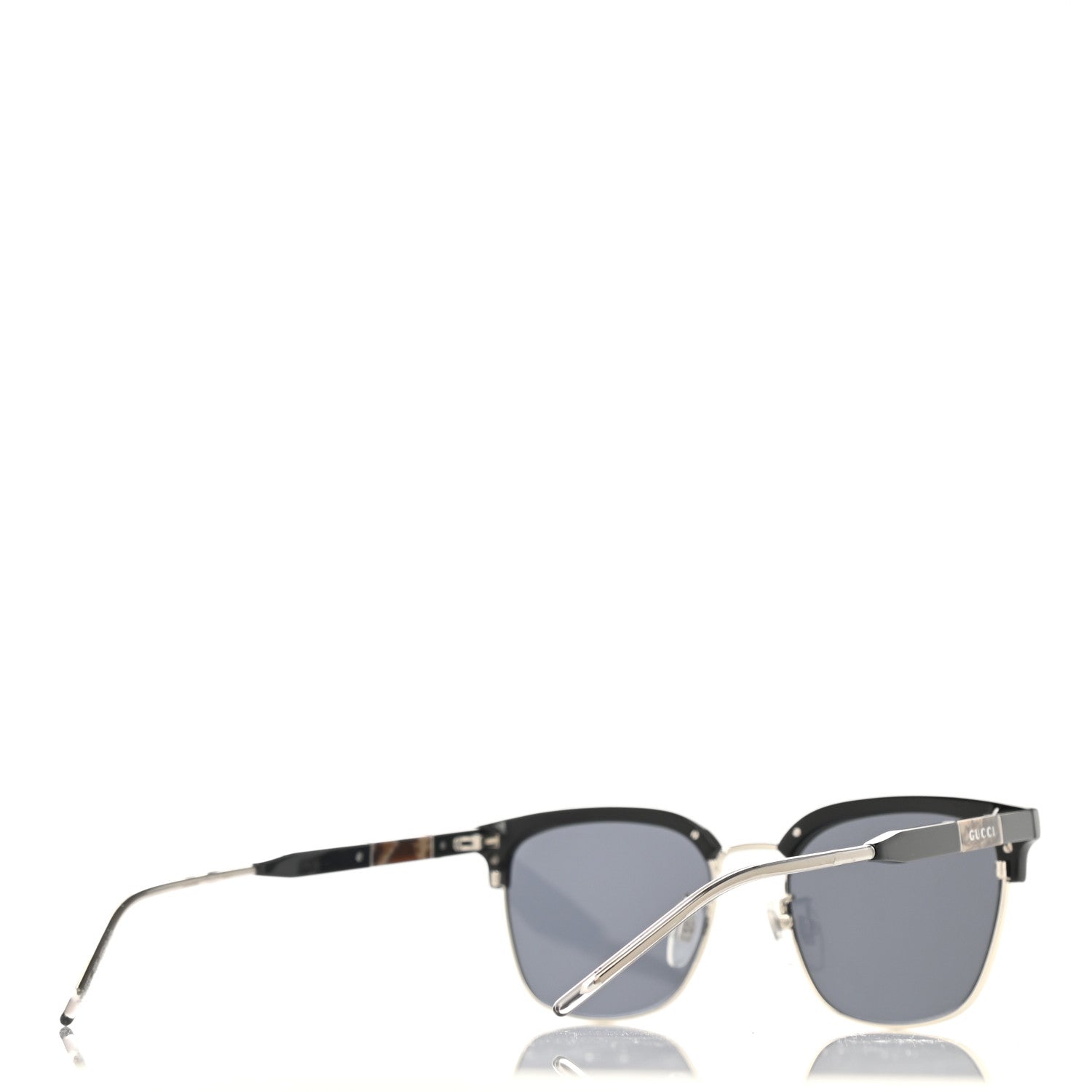 Gucci Square Eye GG Web Sunglasses GG0846SK Black 4 of 9