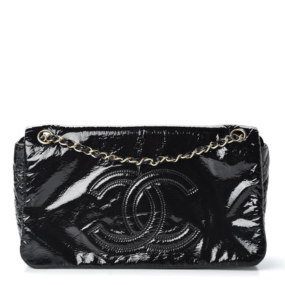 Chanel Vinyl Medium Rock and Chain Flap Black 1 of 15