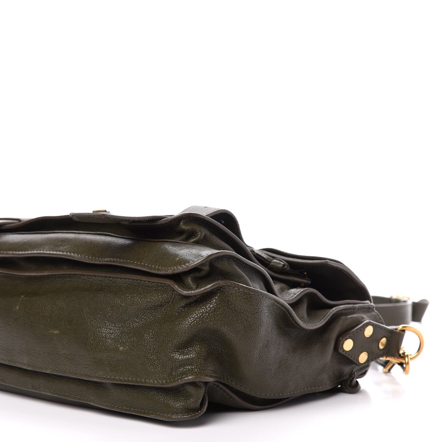 Proenza Schouler Lambskin PS1 Medium Satchel Military 11 of 15