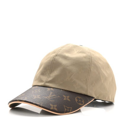 Louis Vuitton Polyester Silk Monogram LV Get Ready Cap M Beige 1 of 8