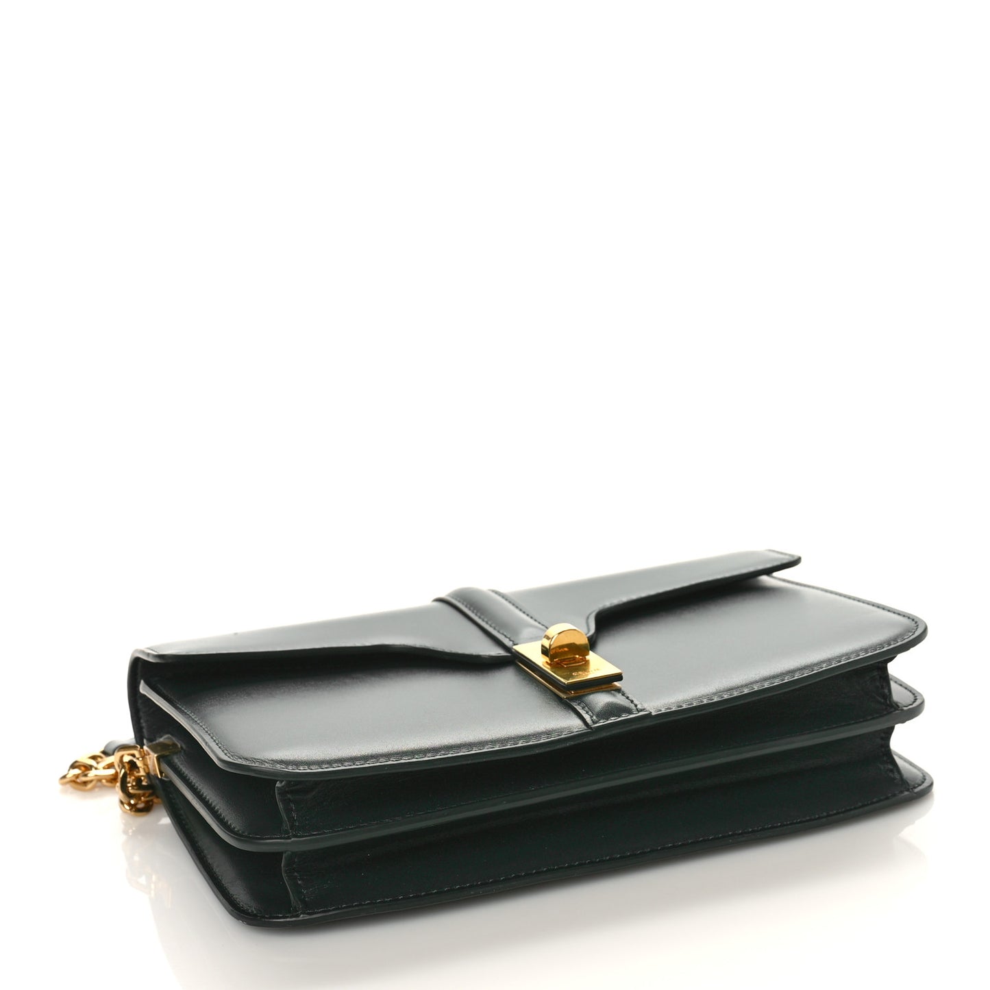 Satinated Calfskin 16 Chain Bag Amazone