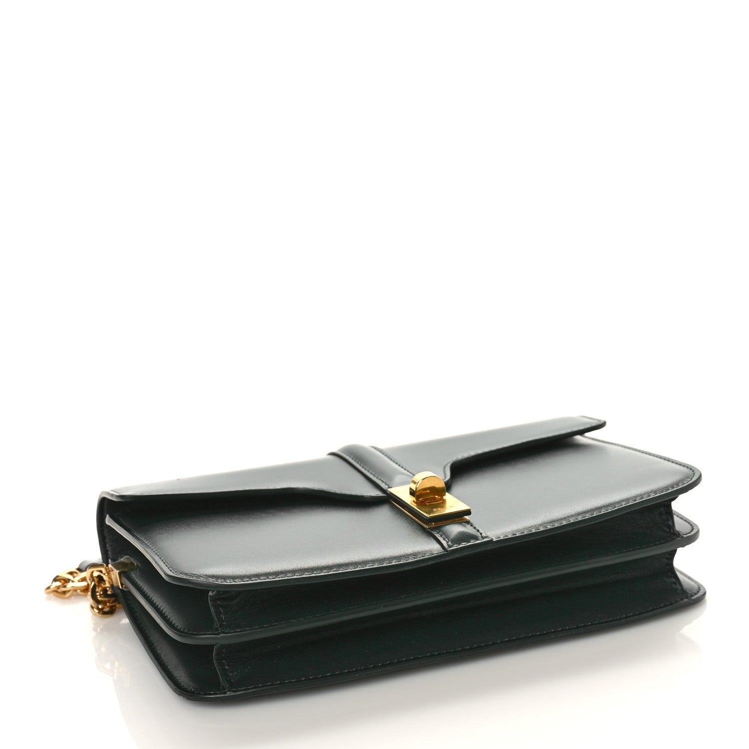 Celine Satinated Calfskin 16 Chain Bag Amazone 4 of 8
