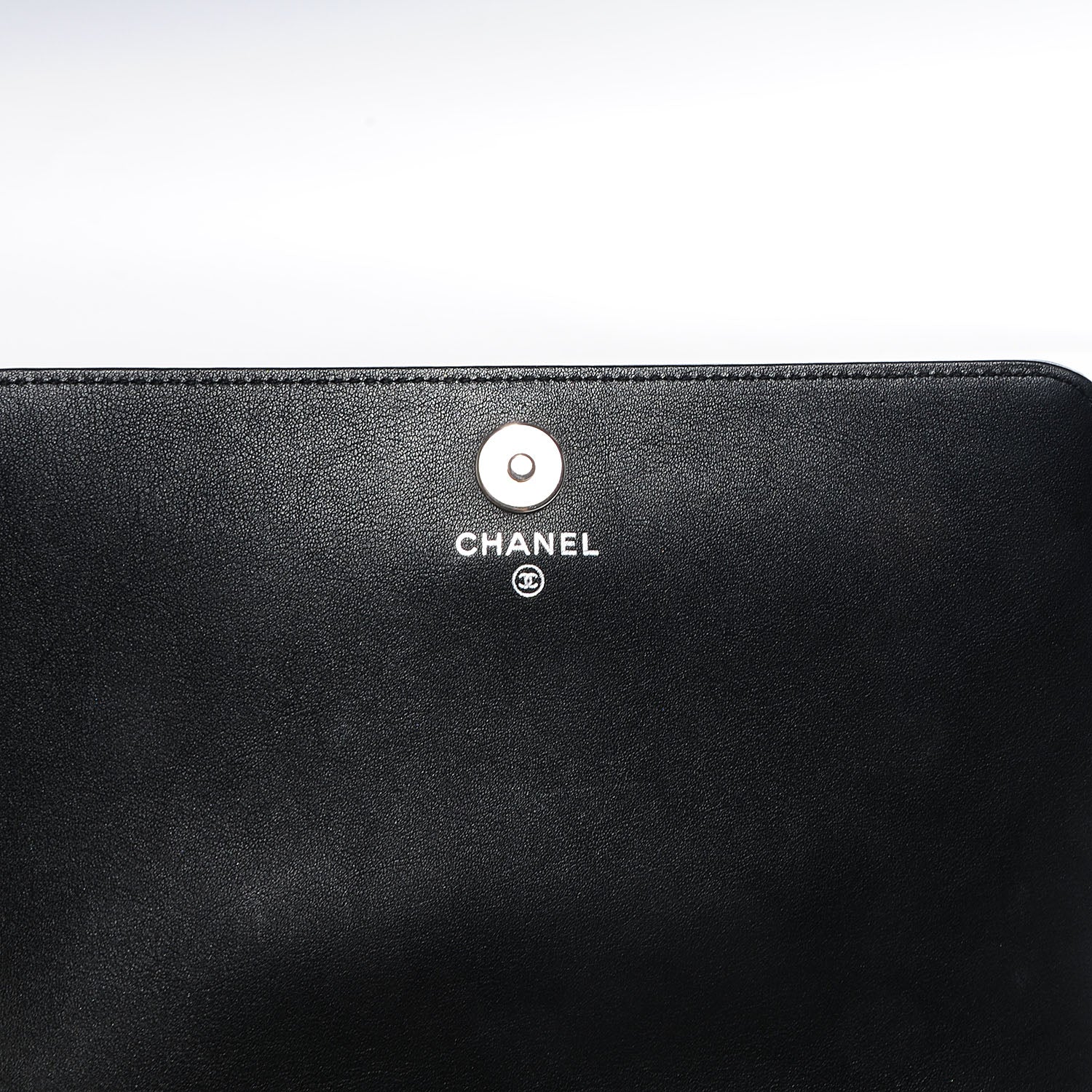 Chanel Patent Strass Wallet On Chain WOC Black 6 of 9