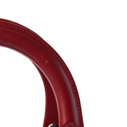 Christian Dior Lambskin Cannage Medium Lady Dior Red 8 of 11