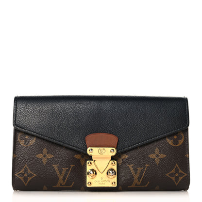 Louis Vuitton Monogram Pallas Wallet Black 1 of 7