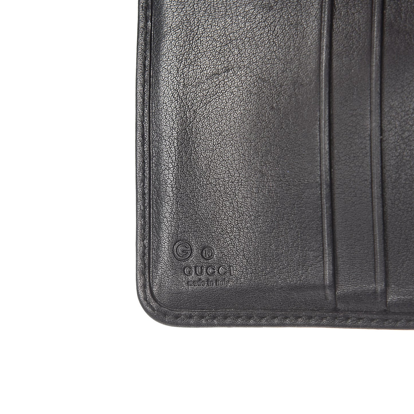 Guccissima Zip Around French Wallet Black