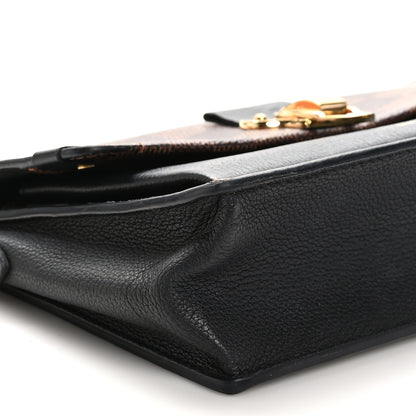 Louis Vuitton Damier Ebene Vavin Chain Wallet Black 9 of 10