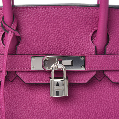 Hermes Togo Birkin 30 Rose Pourpre 8 of 8