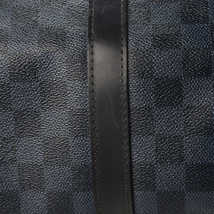 Louis Vuitton Damier Cobalt Jungle Keepall Bandouliere 55 12 of 12