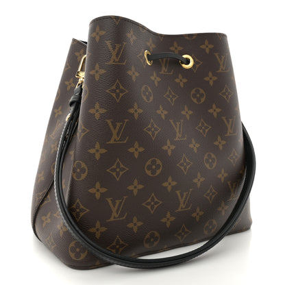 Louis Vuitton Monogram Neonoe MM Black 3 of 9