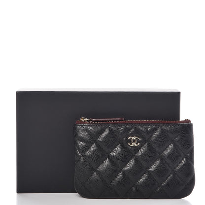 Chanel Caviar Quilted Small Cosmetic Case Black 8 of 8