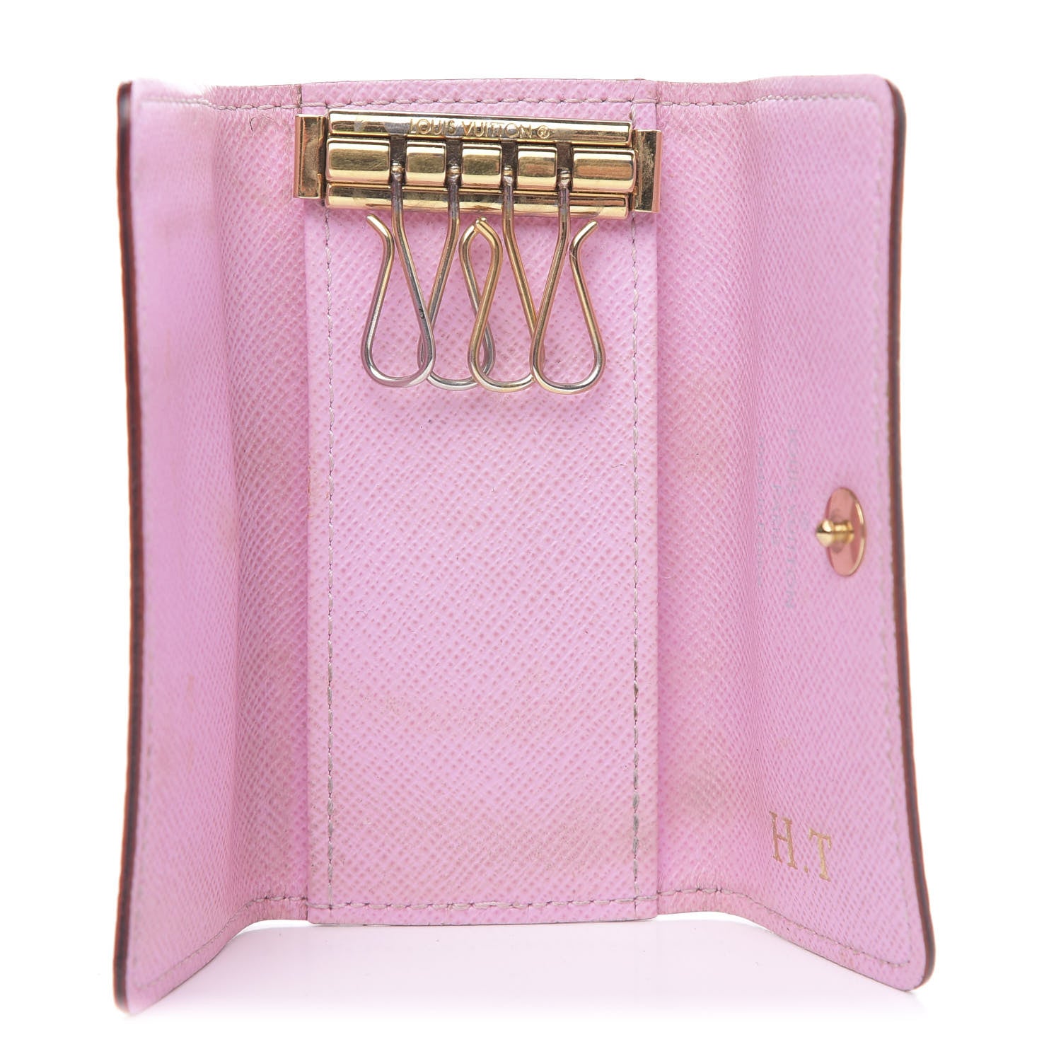 Louis Vuitton Monogram Multicolor Multicles 4 Key Holder White Litchi 5 of 8
