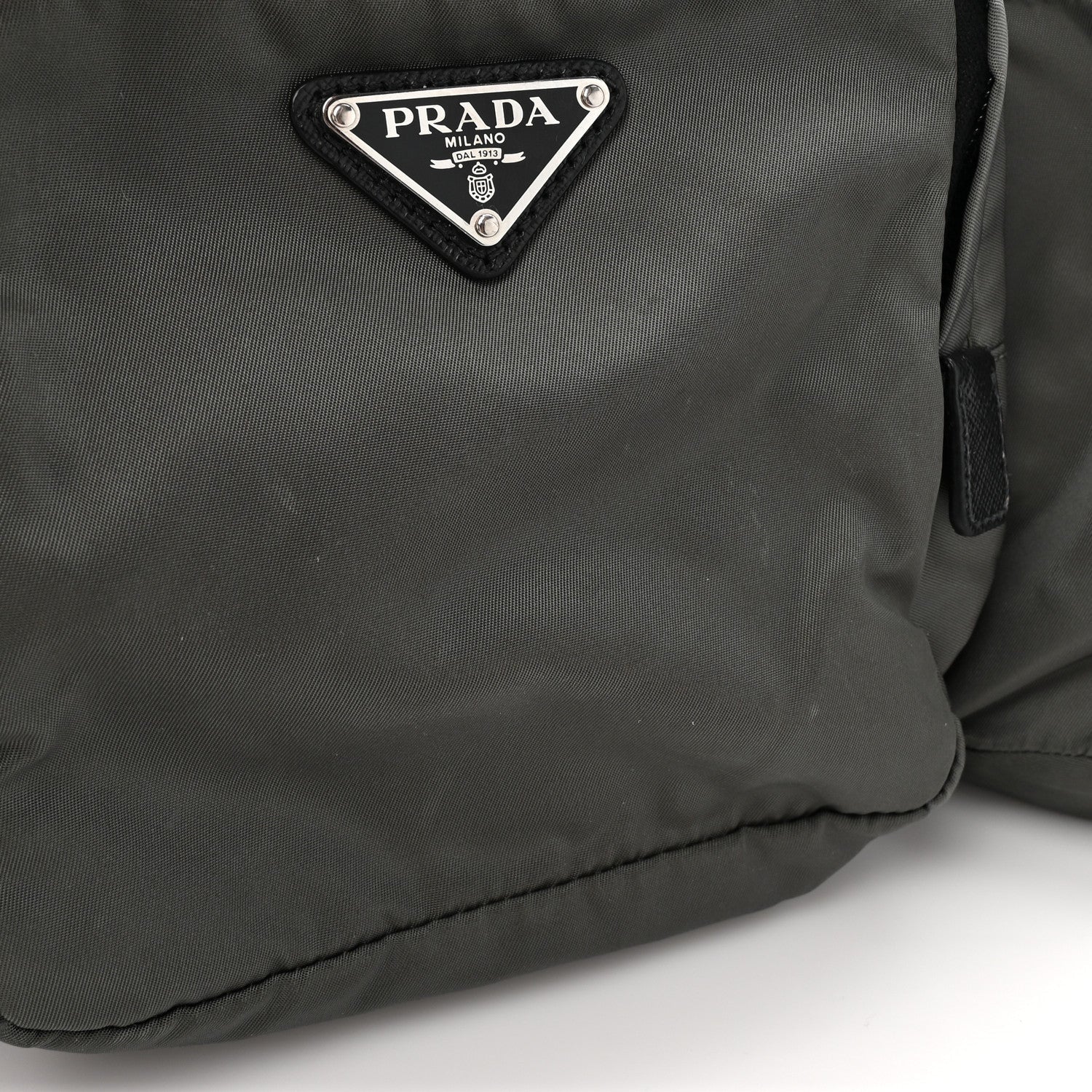 Prada Tessuto Nylon Multipocket Belt Bag Grey 10 of 10