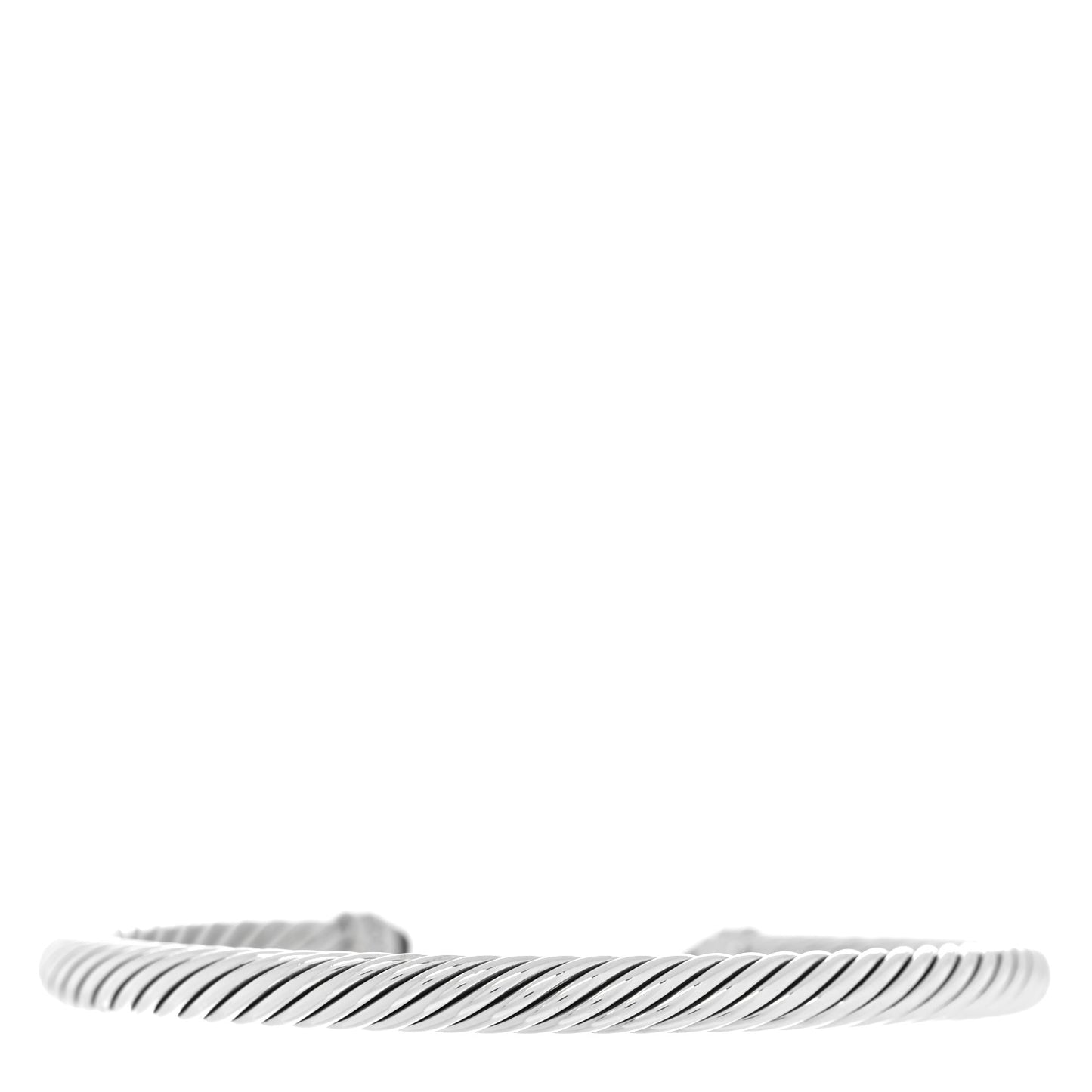 Sterling Silver Diamond Black Onyx 5mm Cable Classics Bracelet