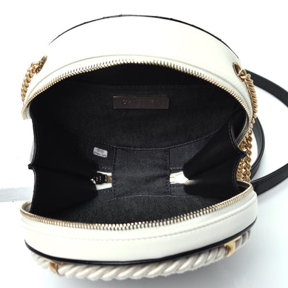 Chanel Crumpled Calfskin Cotton Small En Vogue Round Bag Black 6 of 10