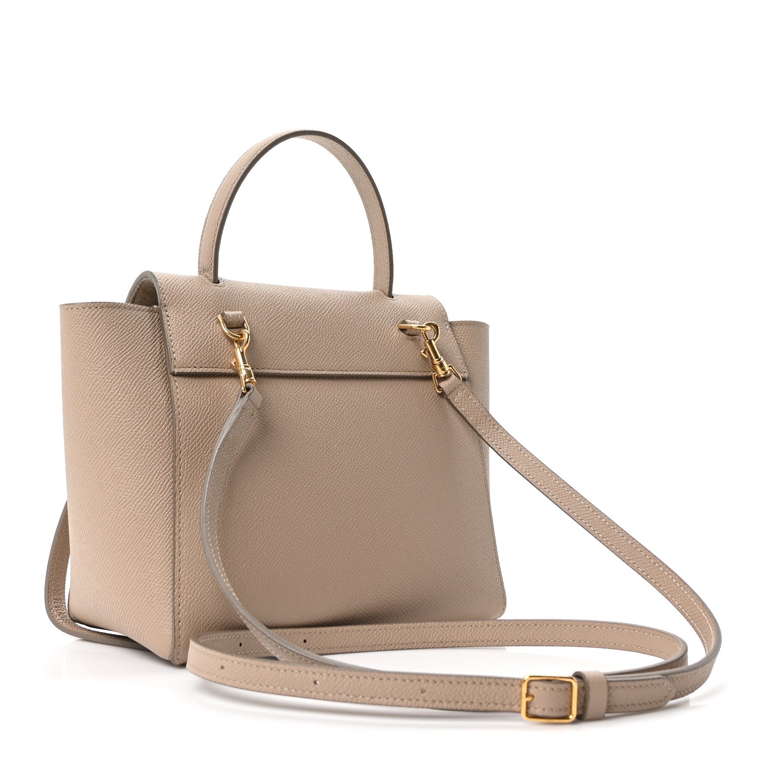 Celine Grained Calfskin Nano Belt Bag Light Taupe 3 of 10