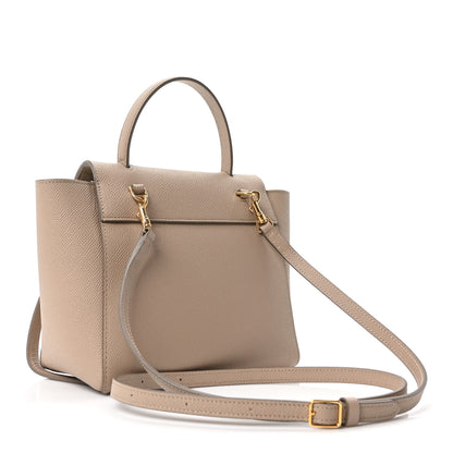 Celine Grained Calfskin Nano Belt Bag Light Taupe 3 of 10