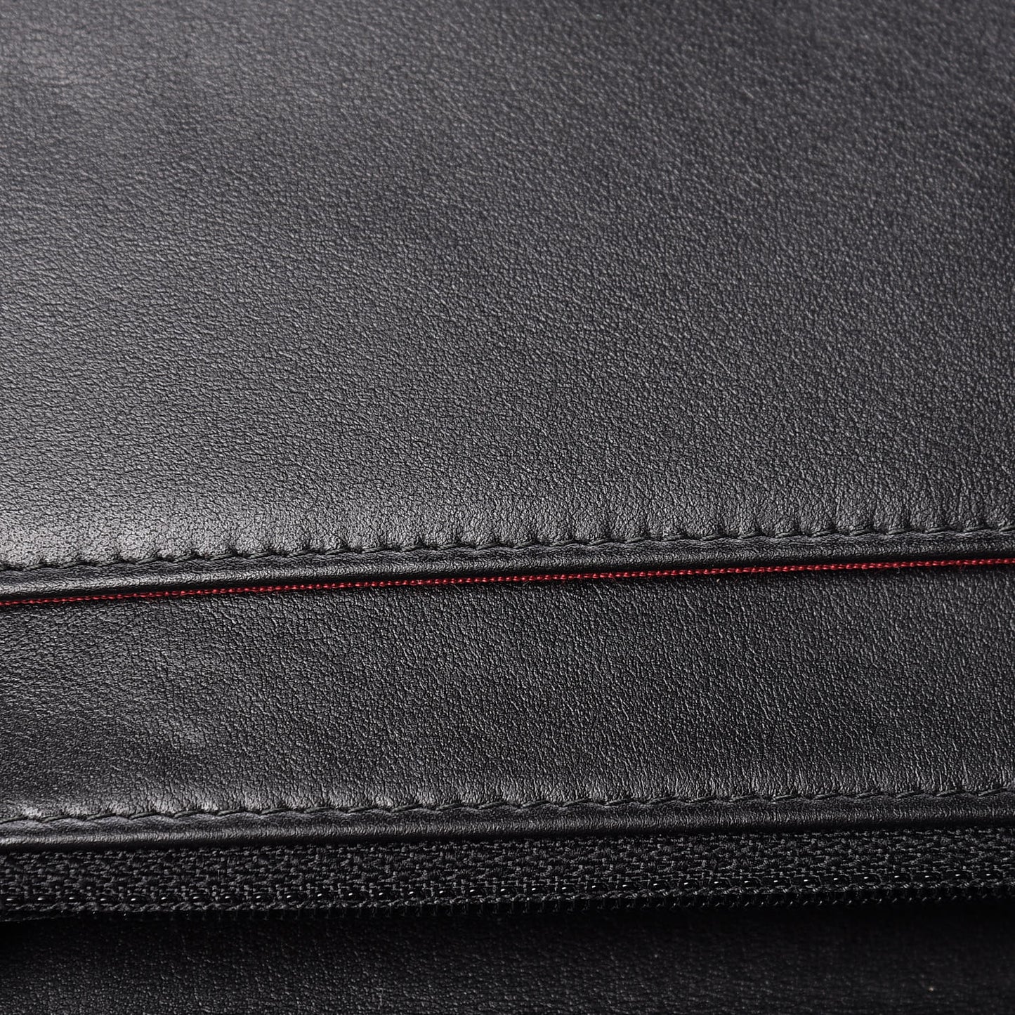 Aged Calfskin Quilted Gabrielle Wallet On Chain WOC Black