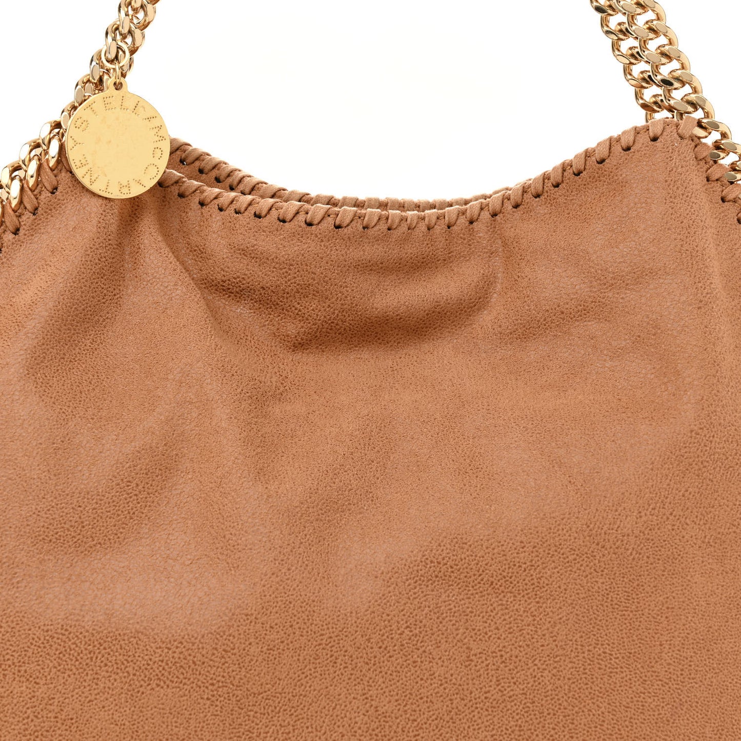 Shaggy Deer Small Falabella Tote Camel