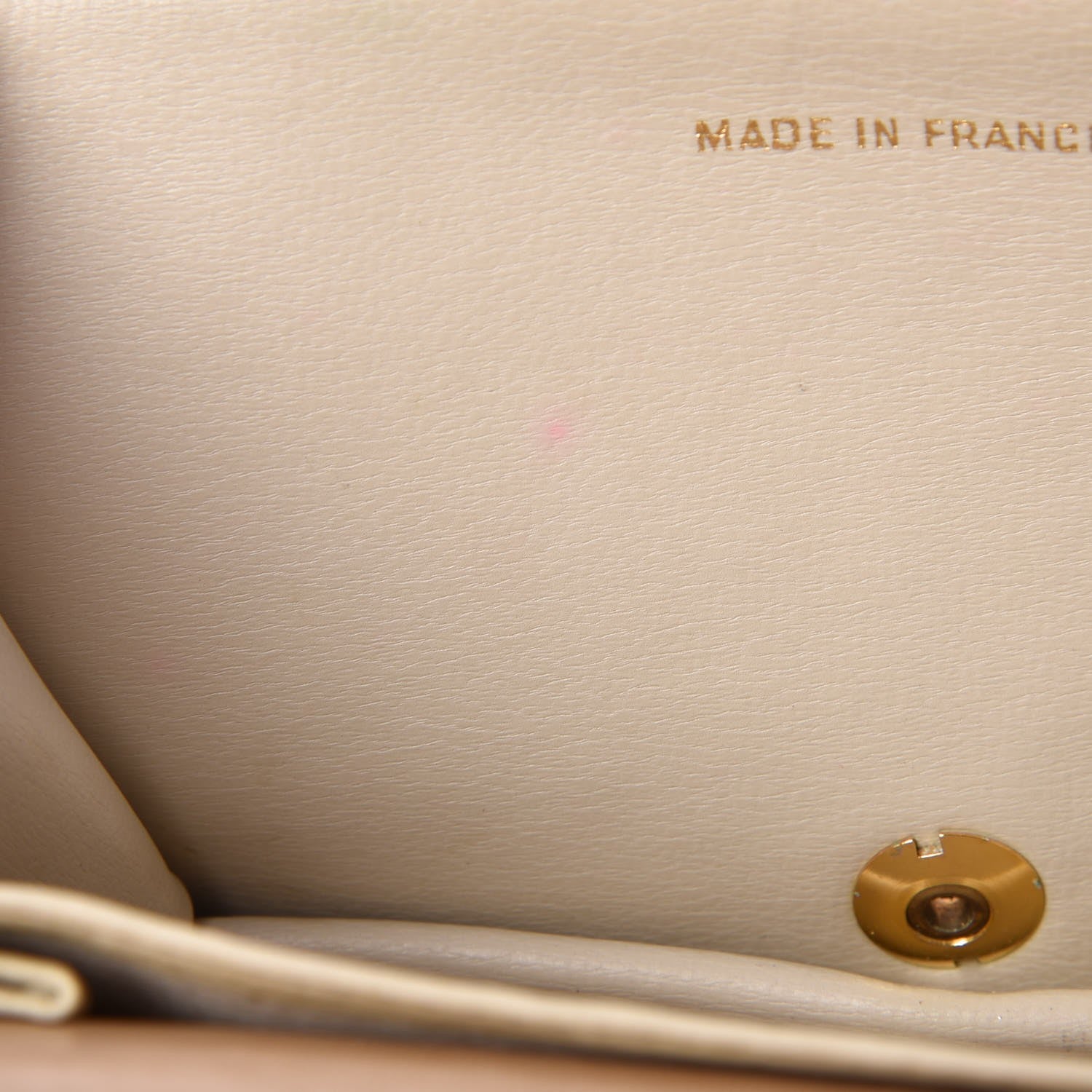 Chanel Lambskin Quilted Mini Flap Beige 11 of 15