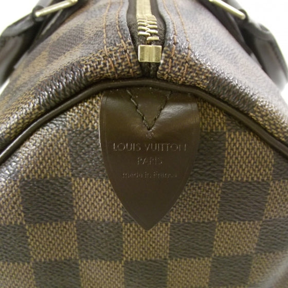 Louis Vuitton Damier Ebene Speedy 30 6 of 9