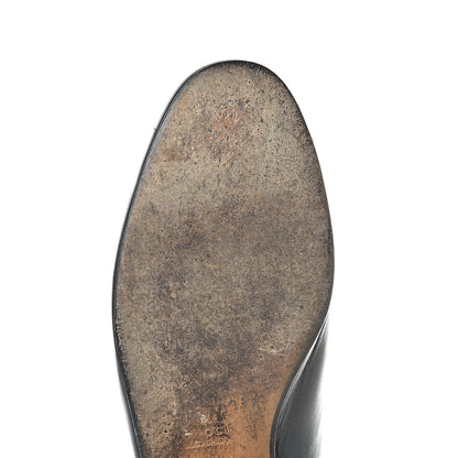 Gucci Calfskin Womens Princetown Slippers 37.5 Black 10 of 17