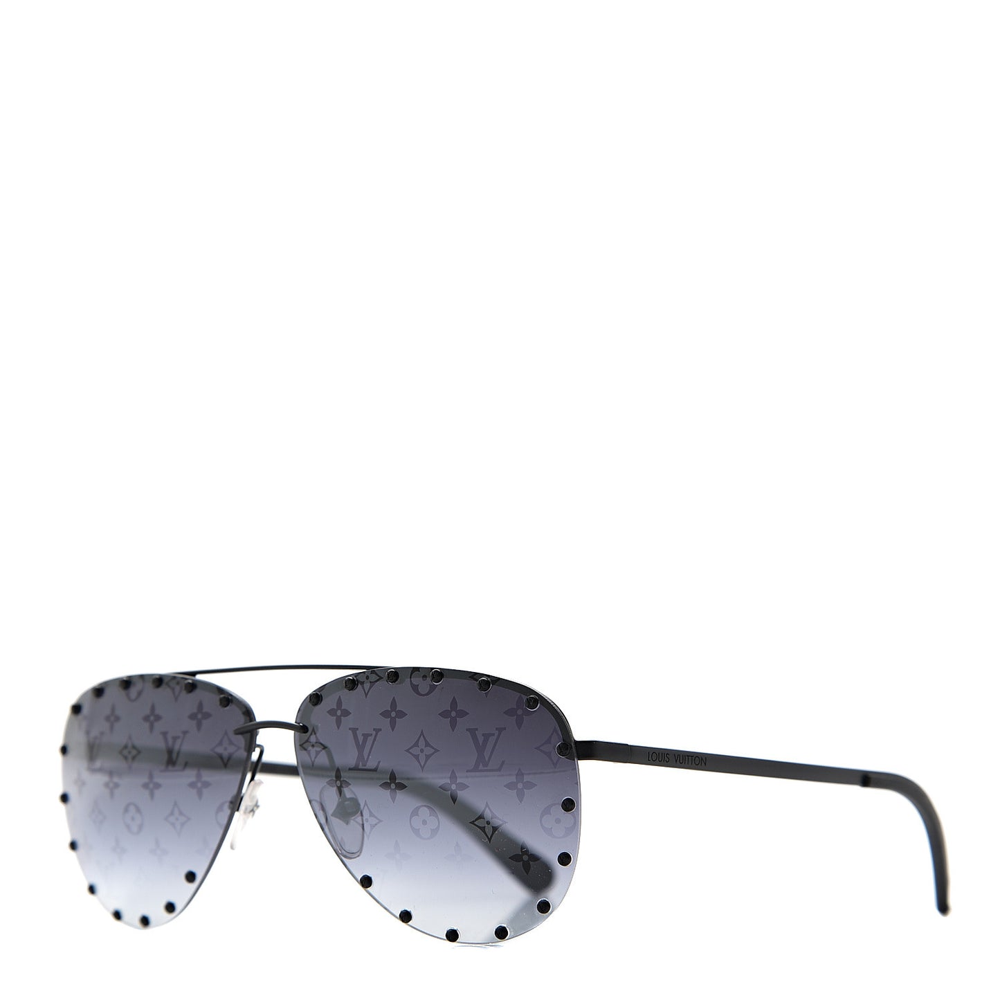 Monogram The Party Aviator Sunglasses Z0971U Black