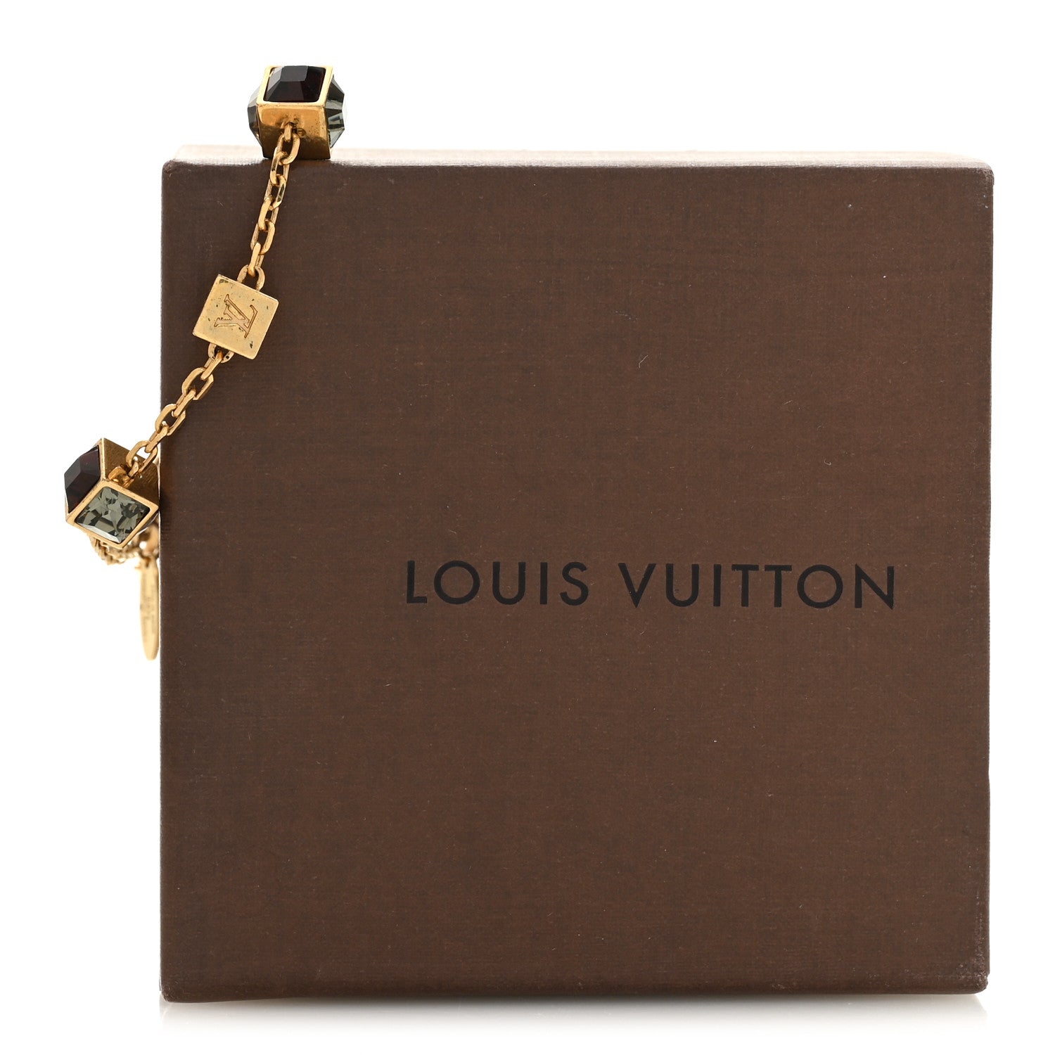 Louis Vuitton Swarovski Gamble Bracelet Azur Gold 6 of 6