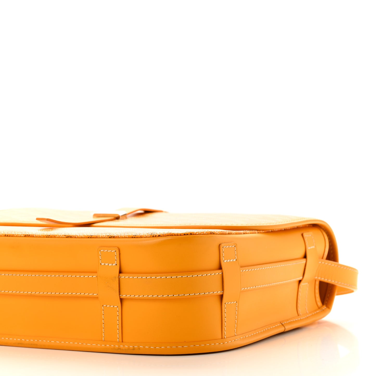 Goyardine Belvedere II MM Messenger Bag Yellow