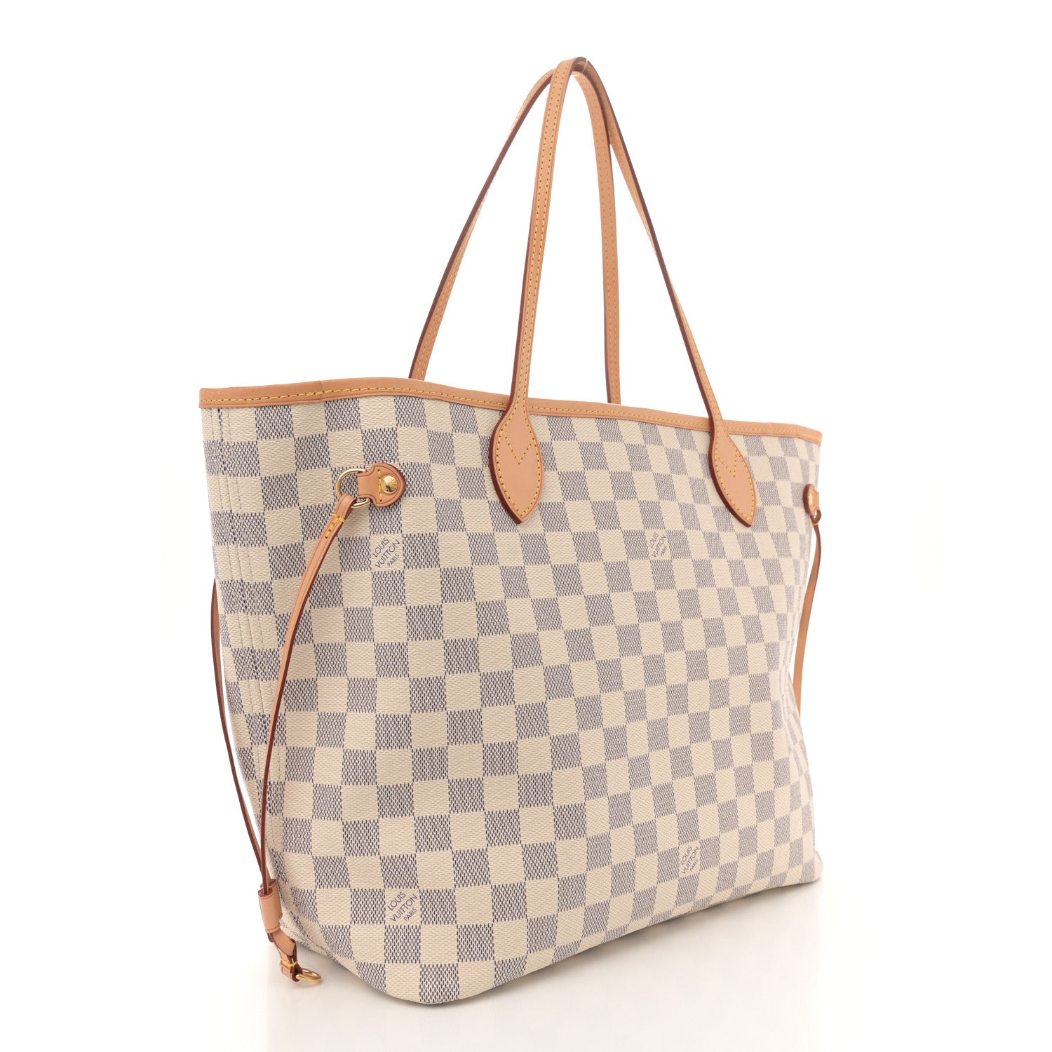 Louis Vuitton Damier Azur Neo Neverfull MM Rose Ballerine 4 of 10