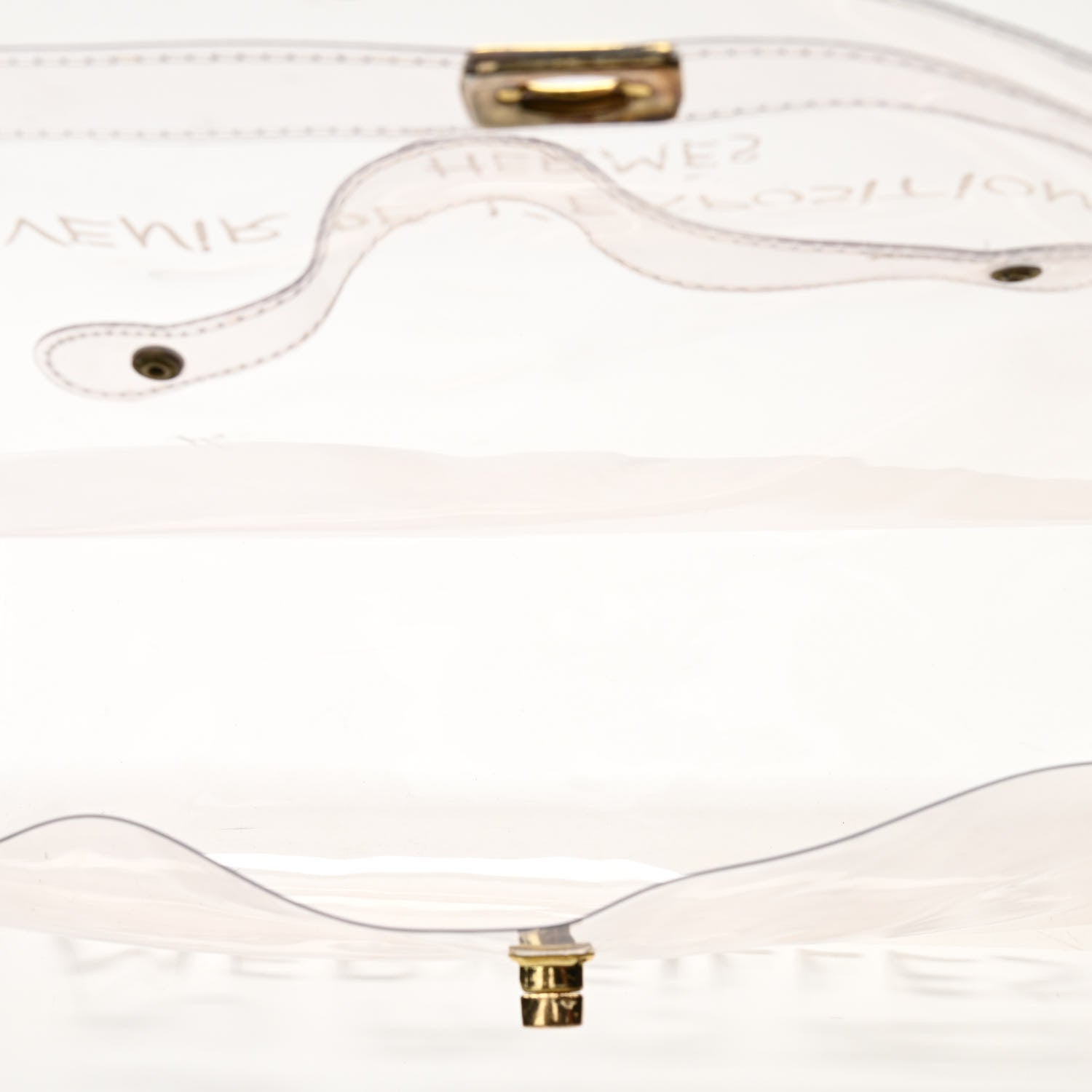 Hermes Vinyl Souvenir De L'Exposition Kelly Transparent 5 of 11