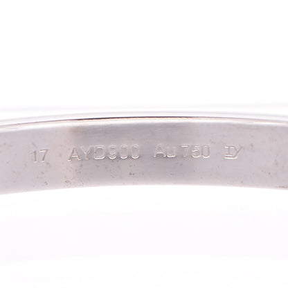 Cartier 18K White Gold 4 Diamond LOVE Bracelet 17 3 of 9