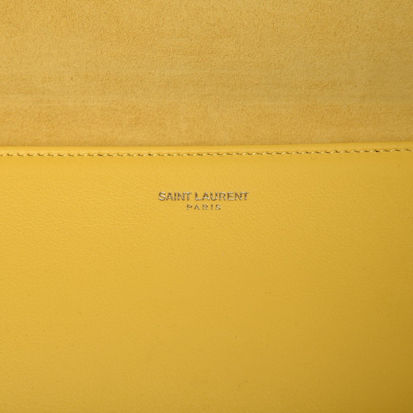 Calfskin Classic Y Ligne Clutch Soleil