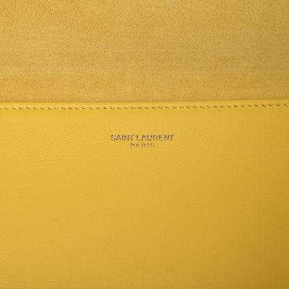 Saint Laurent Calfskin Classic Y Ligne Clutch Soleil 7 of 14