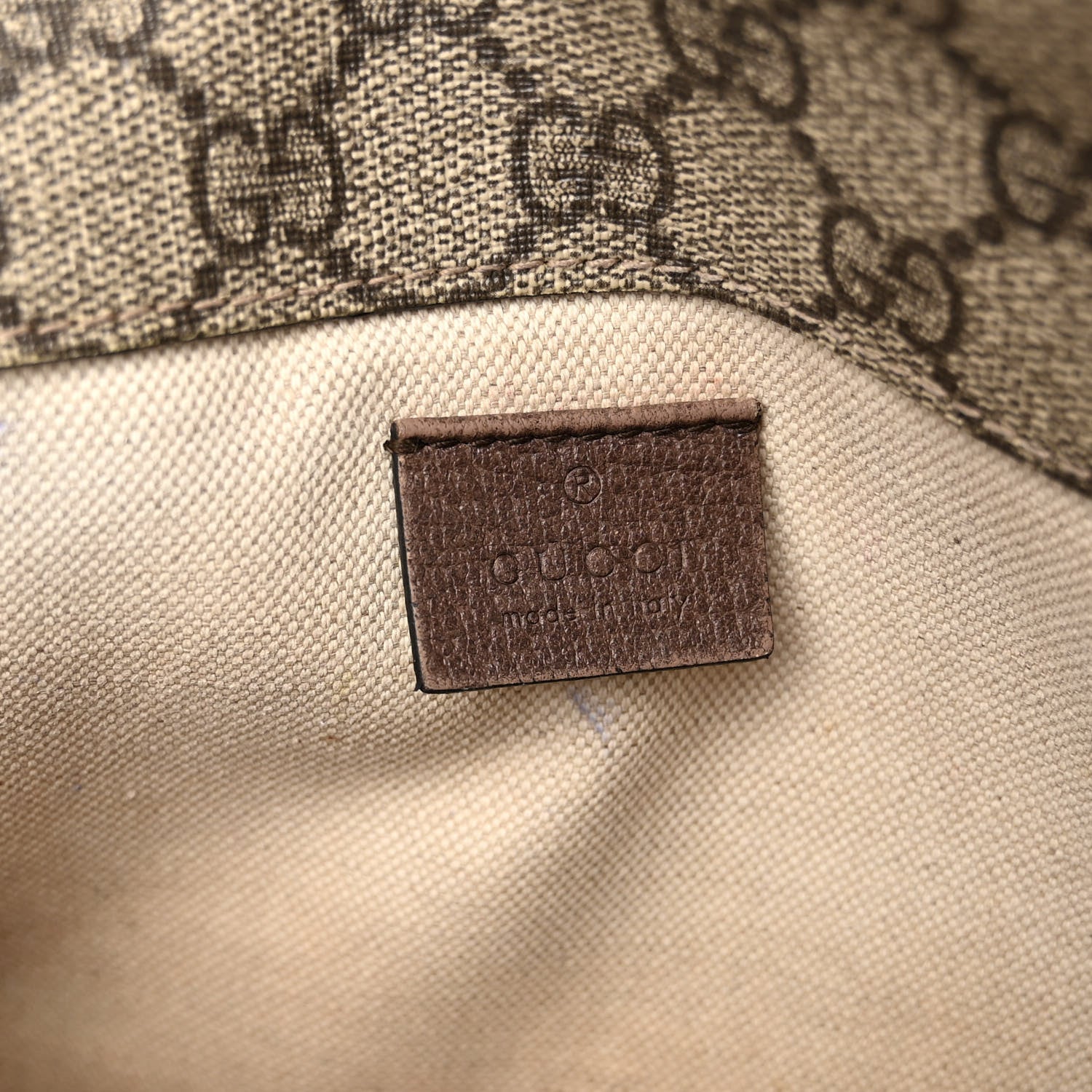 Gucci GG Supreme Monogram Neo Vintage Web Belt Bag Brown 6 of 9