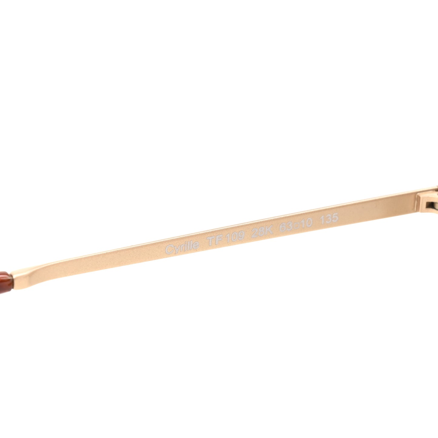 Cyrille Sunglasses TF 109 Tortoise
