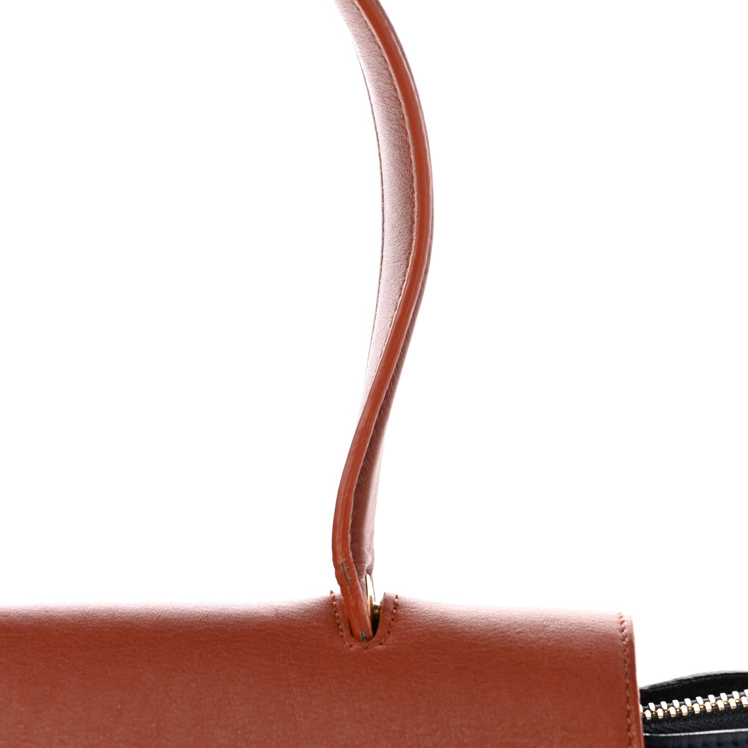 Celine Smooth Calfskin Large Bi-Color Belt Bag Midnight 12 of 12