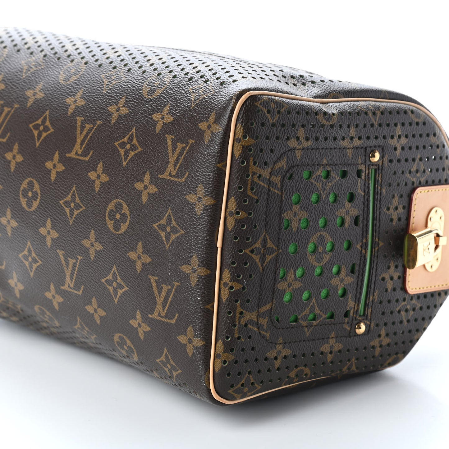 Monogram Perforated Speedy 30 Green