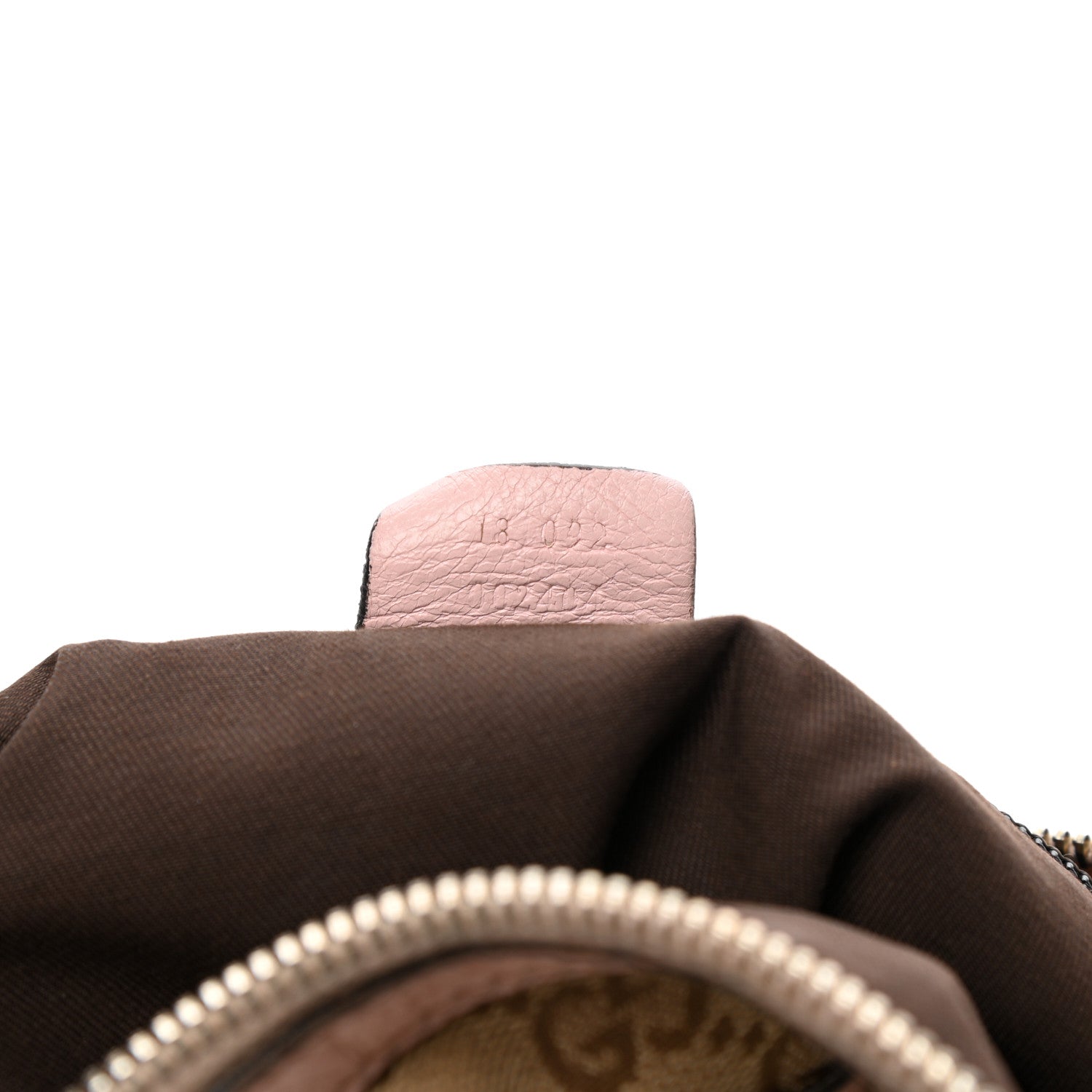 Gucci Monogram Web Medium Half Moon Hobo Blue Pink 7 of 15