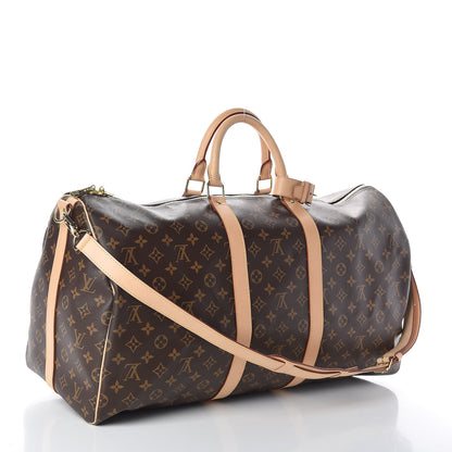 Louis Vuitton Monogram Keepall Bandouliere 55 3 of 9