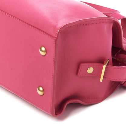 Saint Laurent Calfskin Small Classic Y Cabas Fuchsia 4 of 7