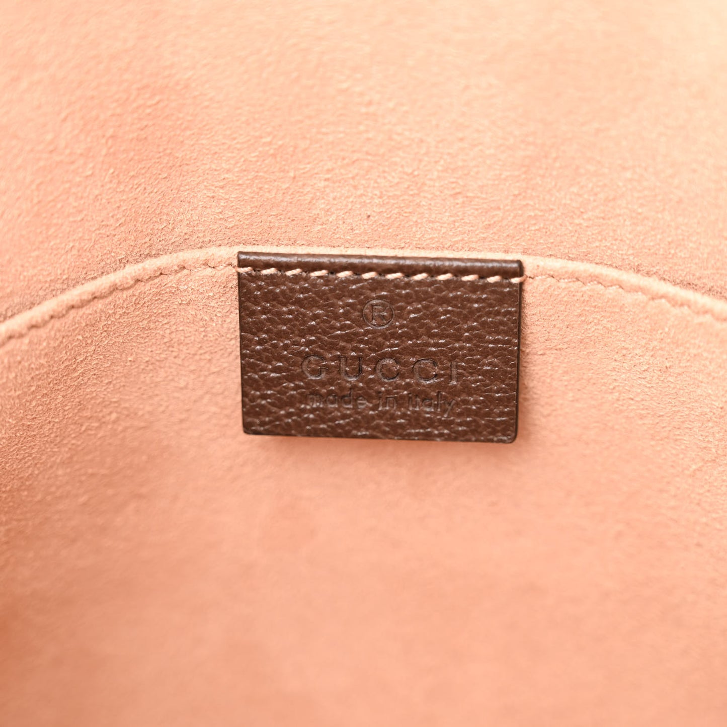 GG Supreme Monogram Web Ophidia Pouch Brown