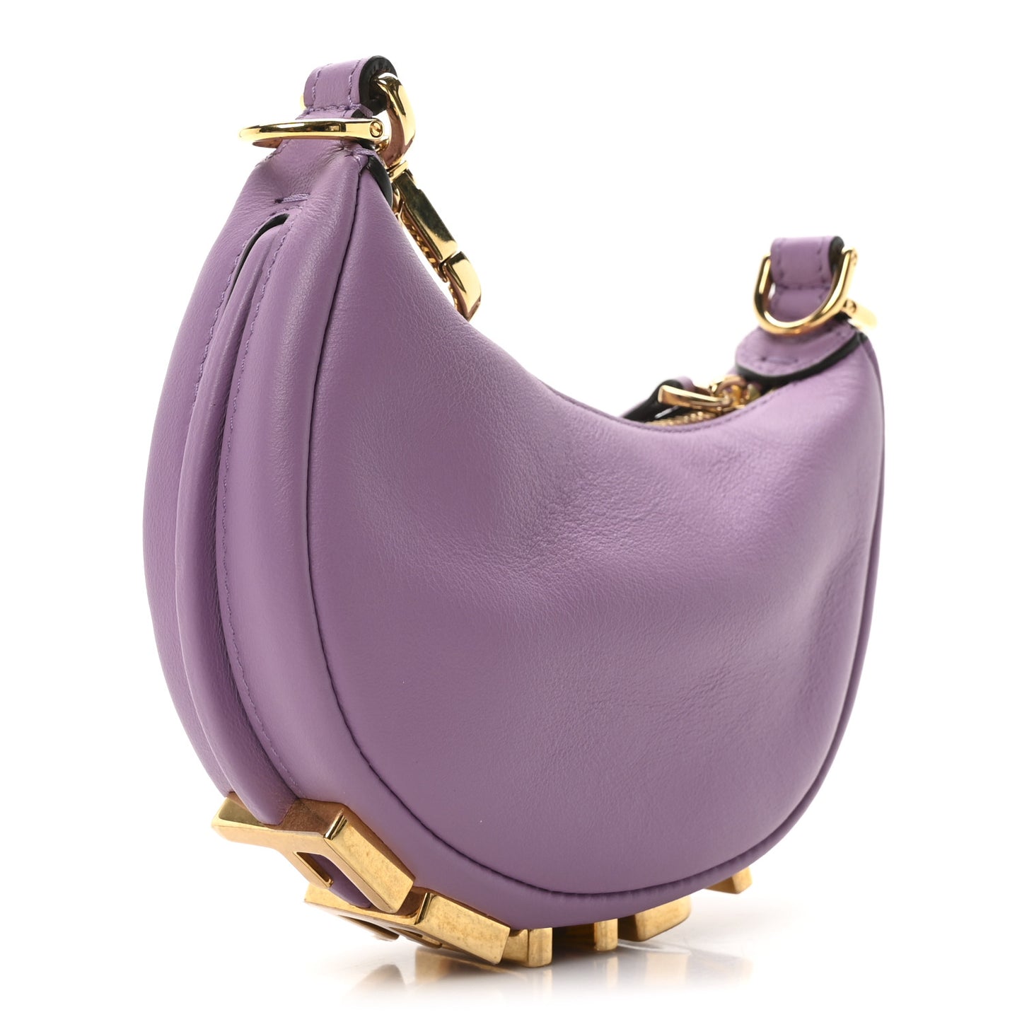 Vitello Grace New Matte Nano Fendigraphy Hobo Charm Agapanto
