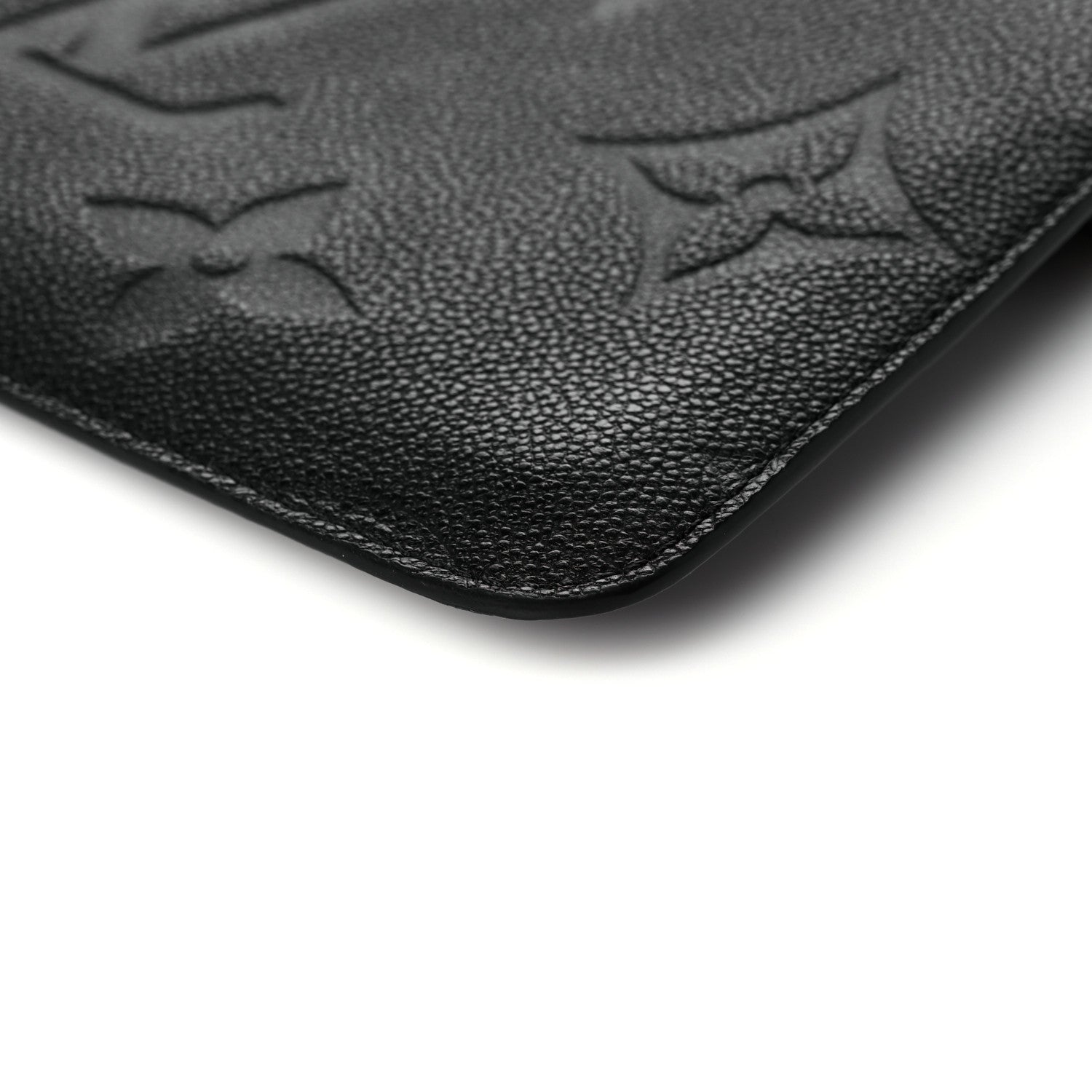 Louis Vuitton Empreinte Monogram Giant Neverfull MM Pochette Black 7 of 7