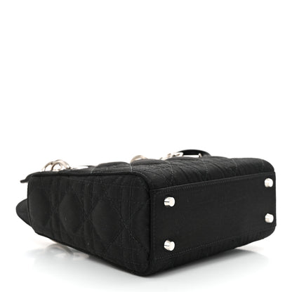 Christian Dior Satin Cannage Mini Lady Dior Black 4 of 11