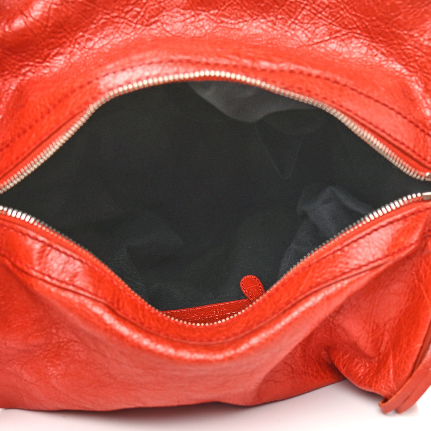 Balenciaga Agneau Giant 12 Hardware Zip Traveler Backpack Rouge Ambre 10 of 13