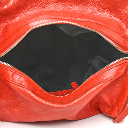 Balenciaga Agneau Giant 12 Hardware Zip Traveler Backpack Rouge Ambre 10 of 13